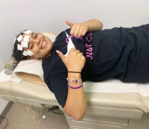 Sasha Pine undergoing VNS surgery for epilepsy