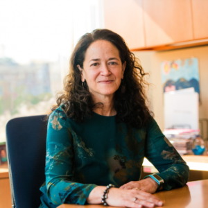 A portrait of Merit Cudkowicz, MD, MSc, American Brain Foundation Board Member and Next Generation Research Grant Alumna.